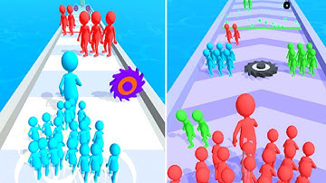 Color Crowd All levels Walkthrough Gameplay Android, iOS Mobile