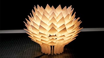 Making an Acrylic Flower Lamp with a Laser Cutter