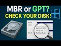 HOW TO CHECK IF A DISK IS MBR OR GPT (Windows 7, 10 & 11)