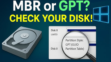 HOW TO CHECK IF A DISK IS MBR OR GPT (Windows 7, 10 & 11)