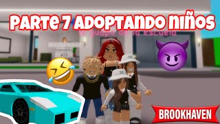 PARTE 7 ADOPTANDO NIÑOS EN BROOKHAVEN 😭🤣😈/ El mundo de Emely