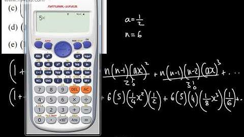 Core 2 - Binomial Expansion 6  - (1+x)^n Method Binomial Expansion