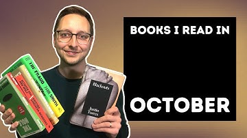Books I read in October | Reading wrap-up