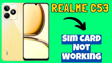 Sim Card Not Working And Contacts Not Show Realme C53 || How to solve Sim card issues