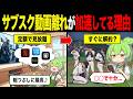 サブスク動画離れが加速している理由【ずんだもん&ゆっくり解説】