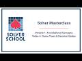 Solver Masterclass | Module 1: Foundational Concepts — Game Trees &amp; Decision Nodes (1.4)