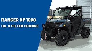 2025+ RANGER XP 1000 | Oil and Filter Change | Polaris Off Road Vehicles