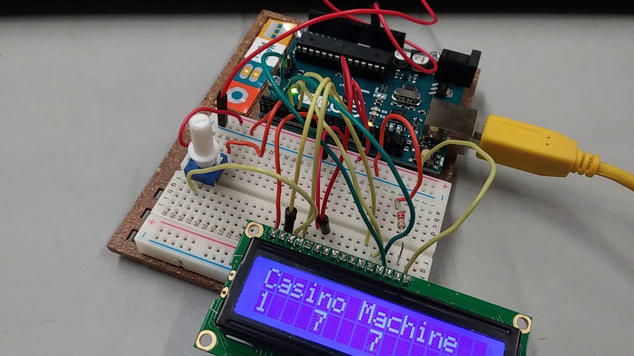 Arduino casino machine project - YouTube