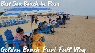 Golden Beach Puri Odisha Full Vlog | Blue Flag Beach Puri | Best Beach To Visit In Puri
