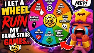 Letting a WHEEL OF PAIN decide what I do for my brawl stars games #brawlstars 