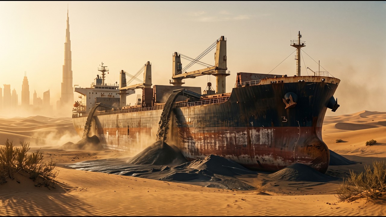 Por que Dubai importa areia se vive cercada por desertos?
