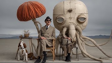 Surreal AI Desert Scenes