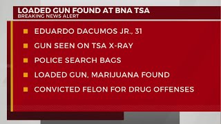 Loaded gun found at Nashville BNA