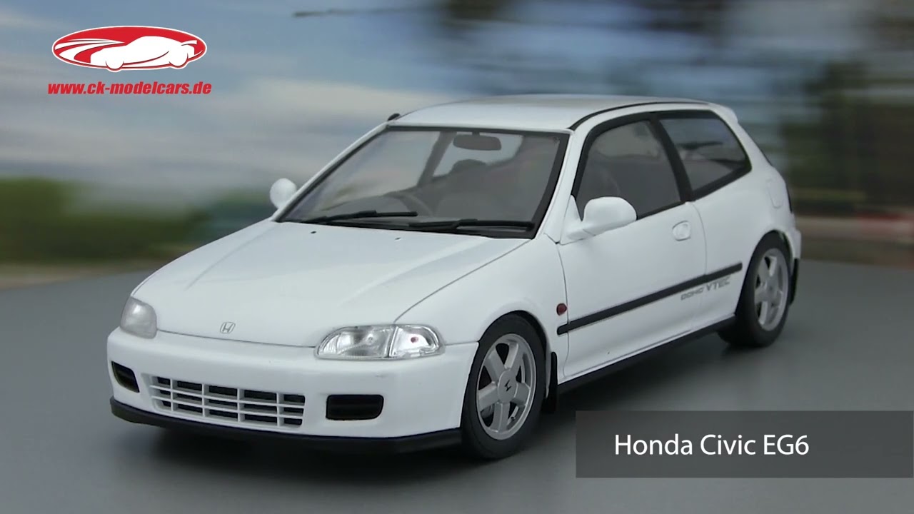 Solido 1:18 Honda Civic EG6 Année de construction 1991 blanc