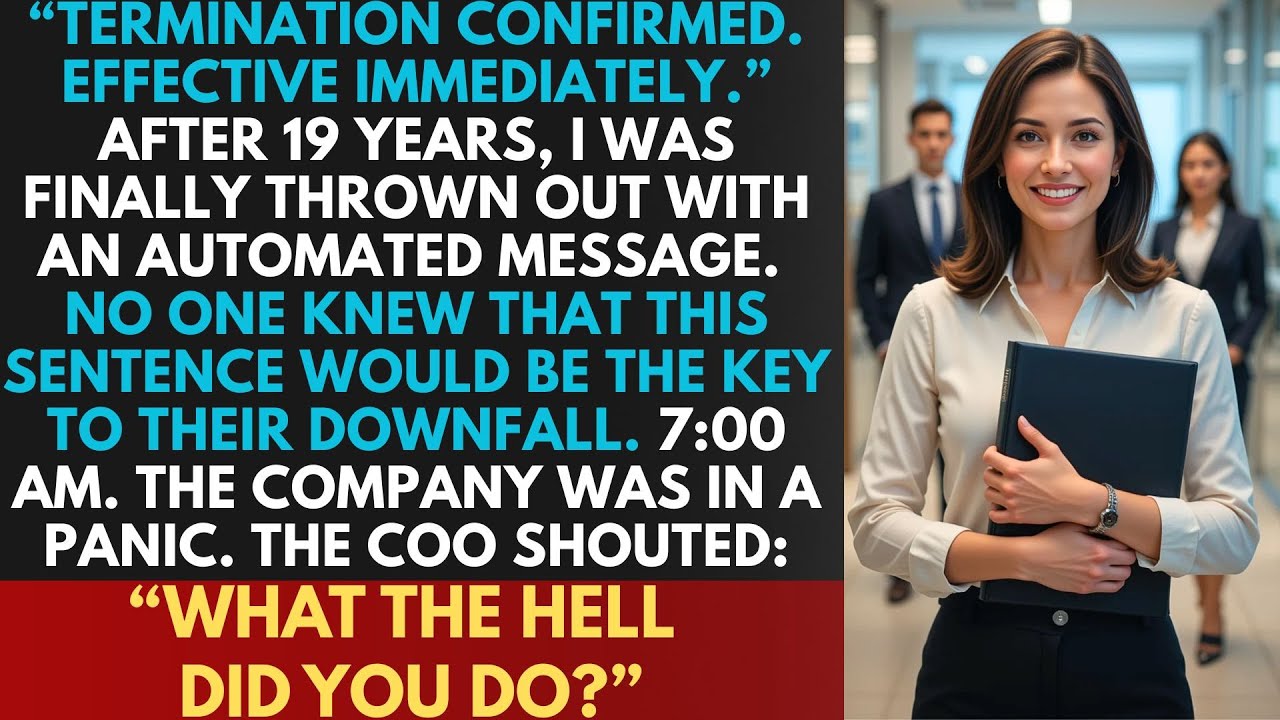 Меня уволили в 6:01 утра после 19 лет работы с помощью автоматического сообщения. Их глобальный д...
