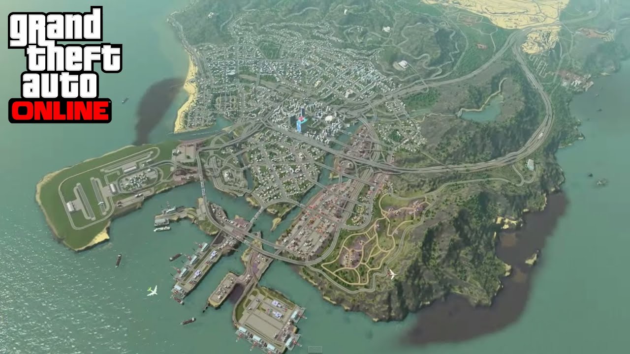 gta mapa INCREIBLE!! ¡¡MAPA DE GTA 5 EN CITIES SKYLINES!!   Gameplay GTA V  gta mapa