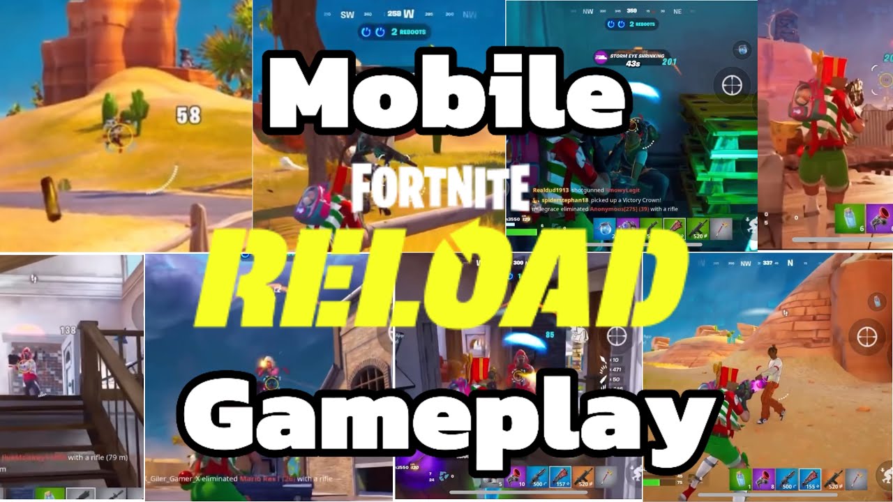 Fortnite mobile gameplay (Reload) - YouTube