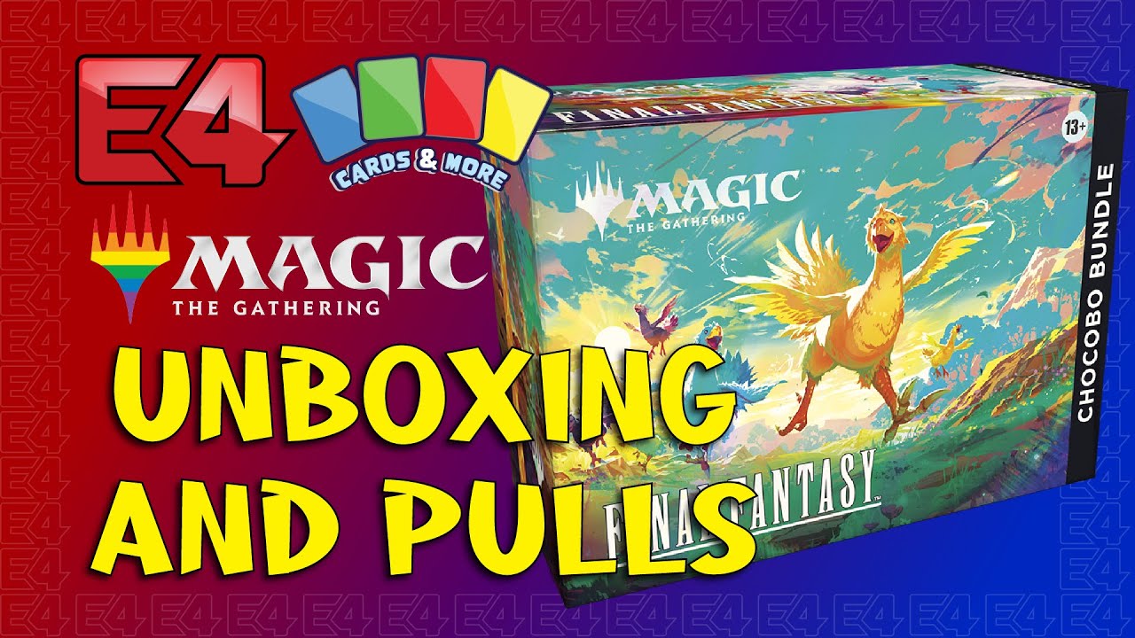MTG FINAL FANTASY Chocobo Bundle UNBOXING | See our exclusive