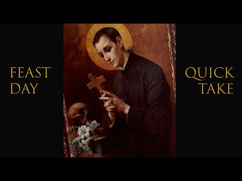 June 21, St Aloysius Gonzaga