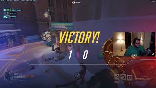 They didn't expect this insane Rein play from spawn | Overwatch 2
