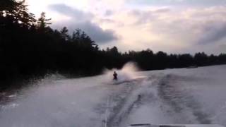 Barefoot waterski by JanMerTay 245 views 10 years ago 1 minute, 15 seconds