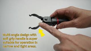 TAIWAN CAP0025 Multi-Angle Quick Connector Clip Tool