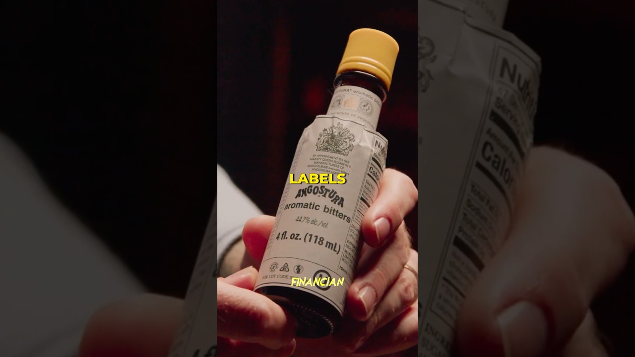 When They Designed Big Labels On A Small Bottle