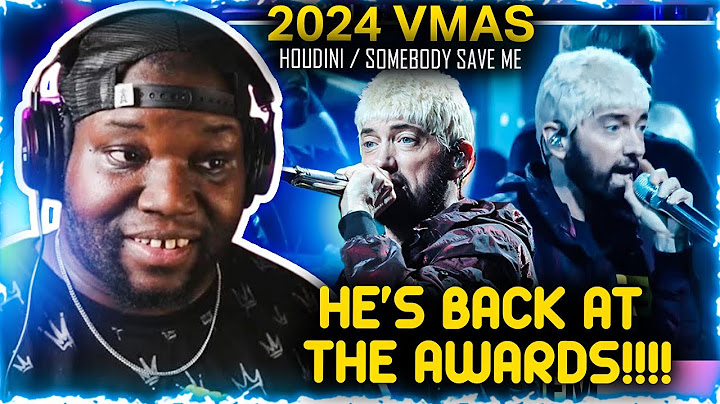 Eminem - "Houdini" / "Somebody Save Me" | 2024 VMAs | Reaction