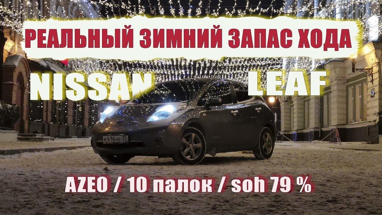 Ниссан лиф зимой