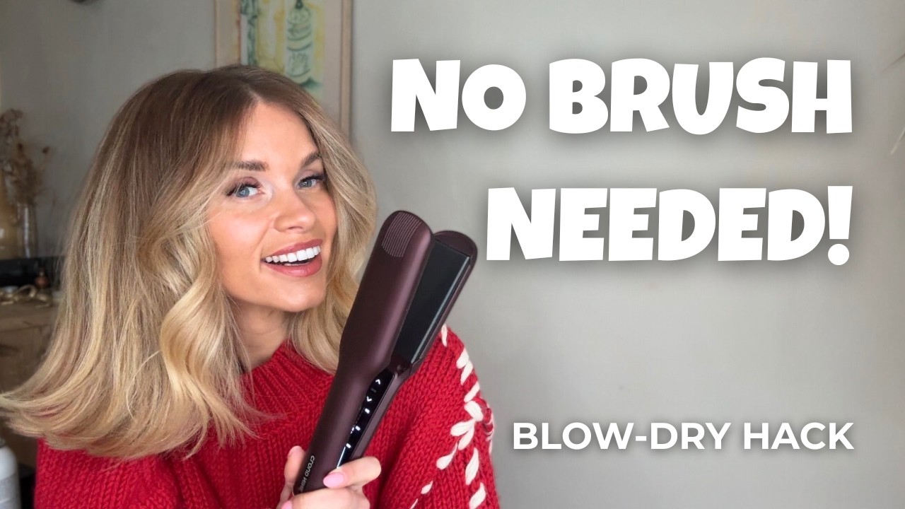 Как сделать салонную укладку с помощью выпрямителя для волос | Простой способ придать объем