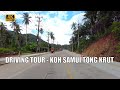 4K Koh Samui Driving tour to Tong Krut | Virtual travel in Thailand - Streets of Thailand 2021