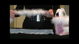 How to make Feather Tote/Gift  bag- Easy &amp; On a Budget Idea