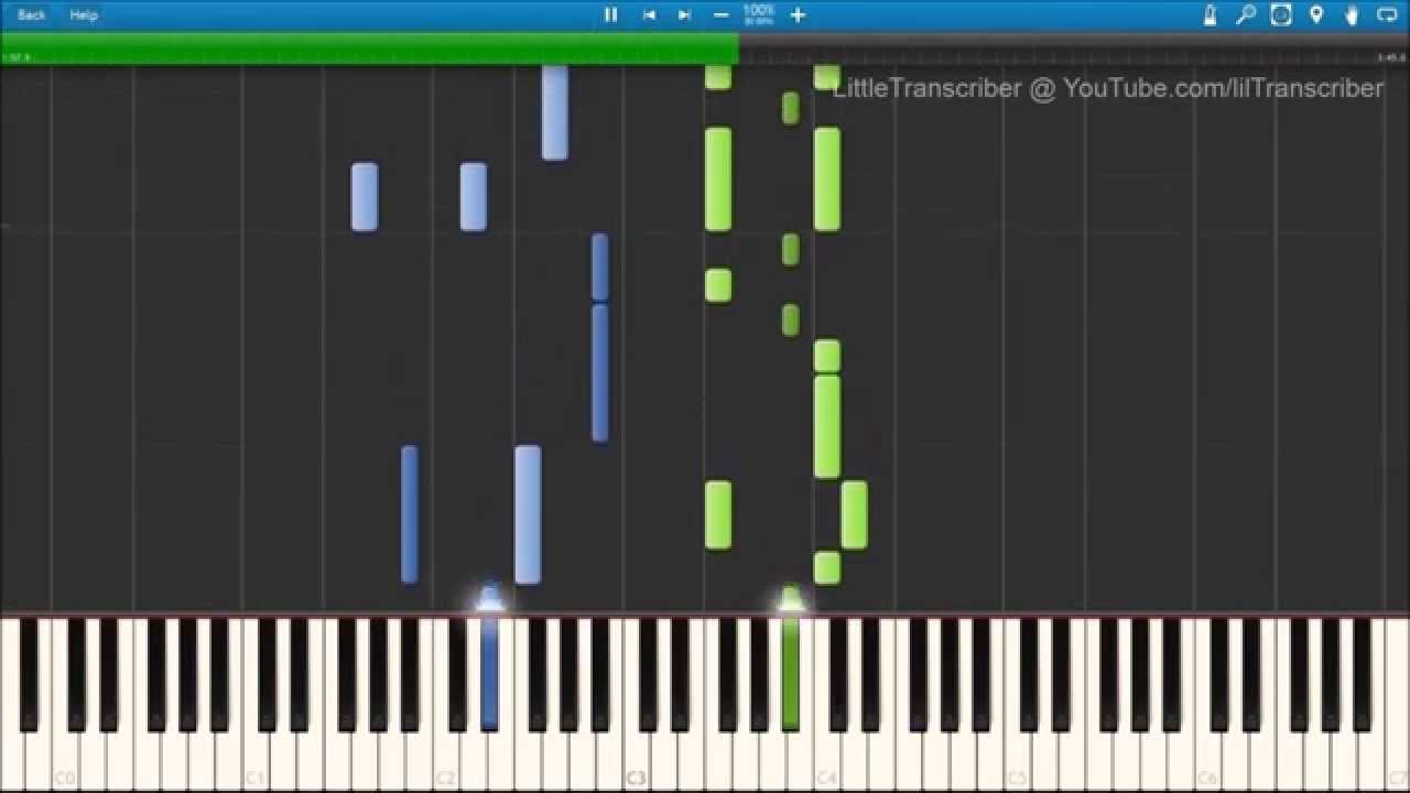 Wiz Khalifa See You Again Piano Cover Furious 7 Ft Charlie Puth By Littletranscriber Youtube