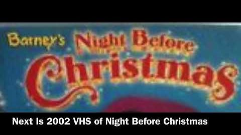Next Is 2002 VHS of Night Before Christmas