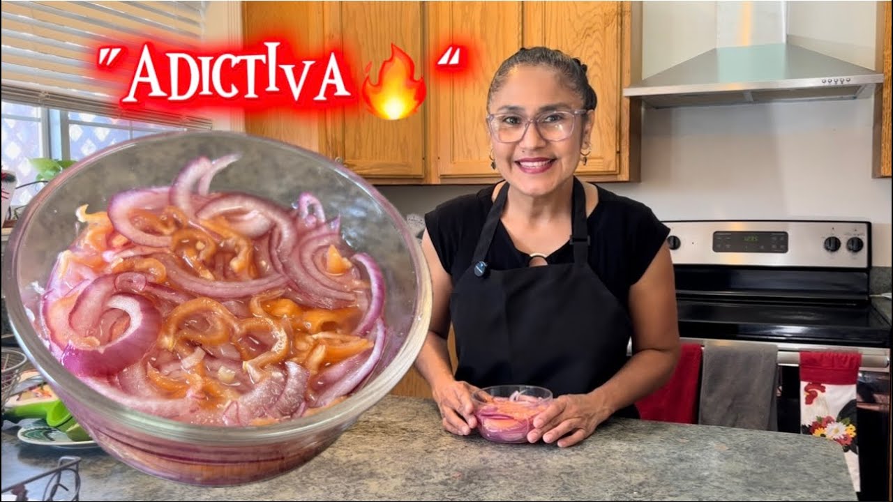 No podrás dejar de comer esta SALSA de CEBOLLA con HABANERO 😱🌶️