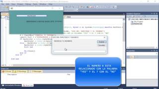 Botón Yes No Msgbox Mensaje De Prueba Vbokonly Vbinformation Visual Basicnet -Youtube