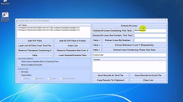 How To Use Extract Data From VCF Files Software