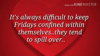 Inspiring Friday quotes