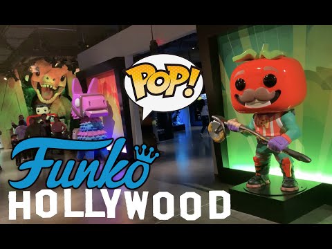 Epic Funko Hollywood Tour The Biggest Funko Store In The World Funko Pop Toy Hunt Funko Factory Youtube