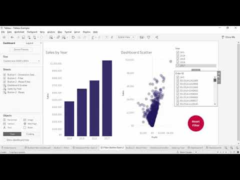 Creating a Button in Tableau