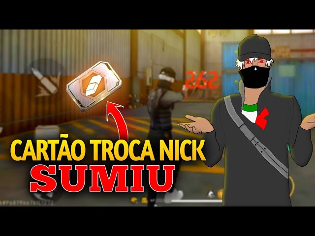 COMO MUDAR O NOME NO FREE FIRE DE GRAÇA COMO PEGAR CARTÃO TROCAR NOME/NICK  GRÁTIS 2023 