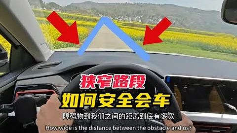 新手在窄路如何行駛，做到遠看距離，近看高低，就能快速提升車感 - 天天要聞