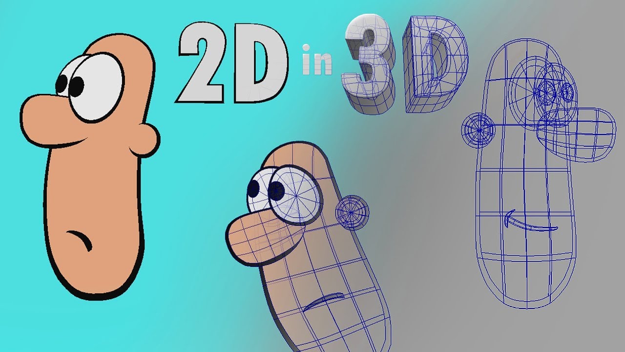2D In 3D – Animation Demo - Maya - Youtube