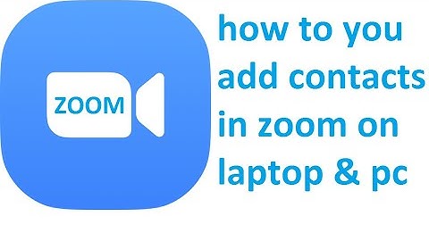 how to you add contacts in zoom on laptop || how to add contact to zoom on ipad || zoom contact add