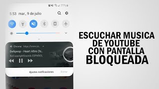 How to listen to YouTube music with the screen locked or in the background (doing another task). screenshot 2