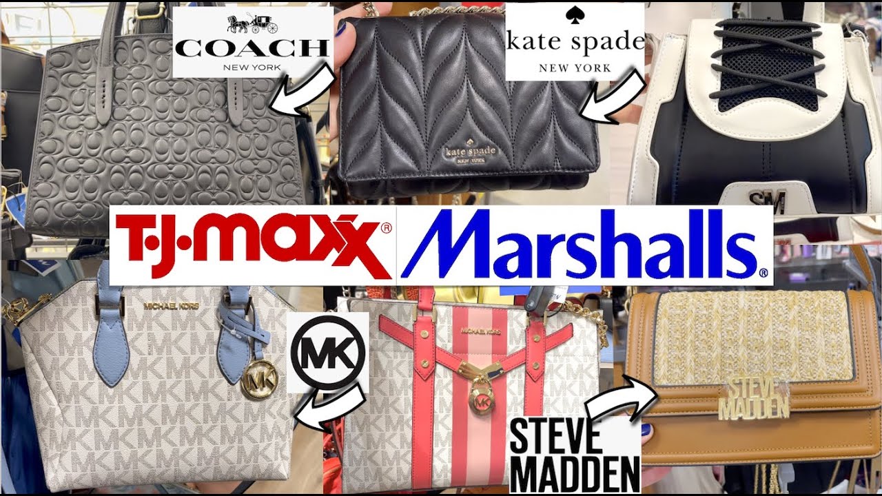 TJ MAXX & MARSHALLS SHOP WITH ME 2023 DESIGNER HANDBAGS SHOPPING
