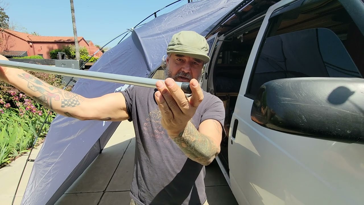 Первая установка тента Hasika — Astro Van