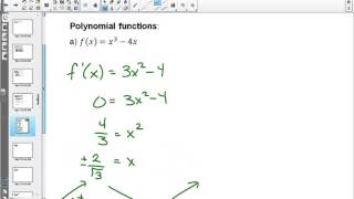 45S Curve Sketching Polynomial Function Example 1