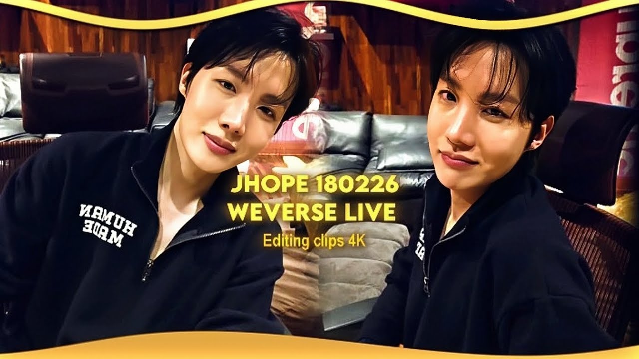 JHOPE 180226 WEVERSE LIVE (Editing clips 🖇️)