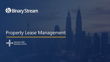 Property Lease Management for Microsoft Dynamics 365 Business Central